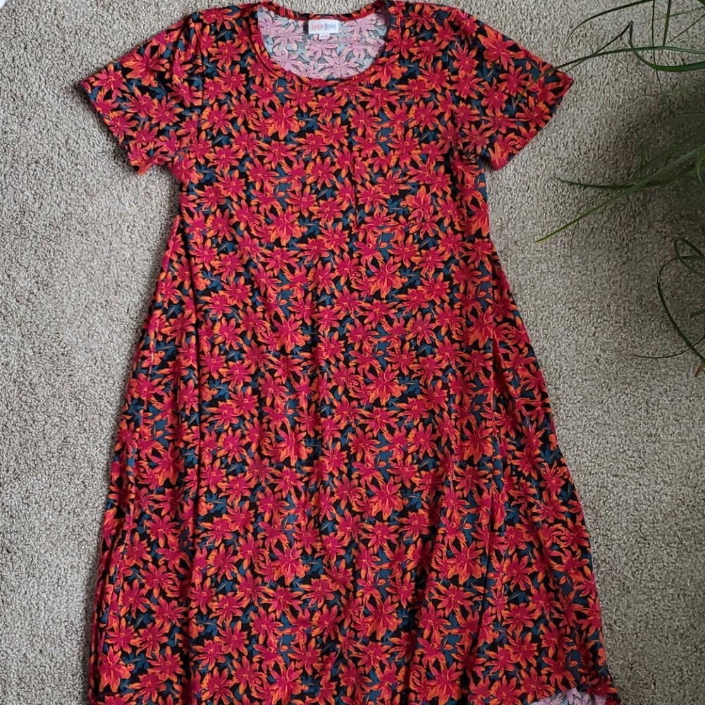 Lularoe Carly floral print